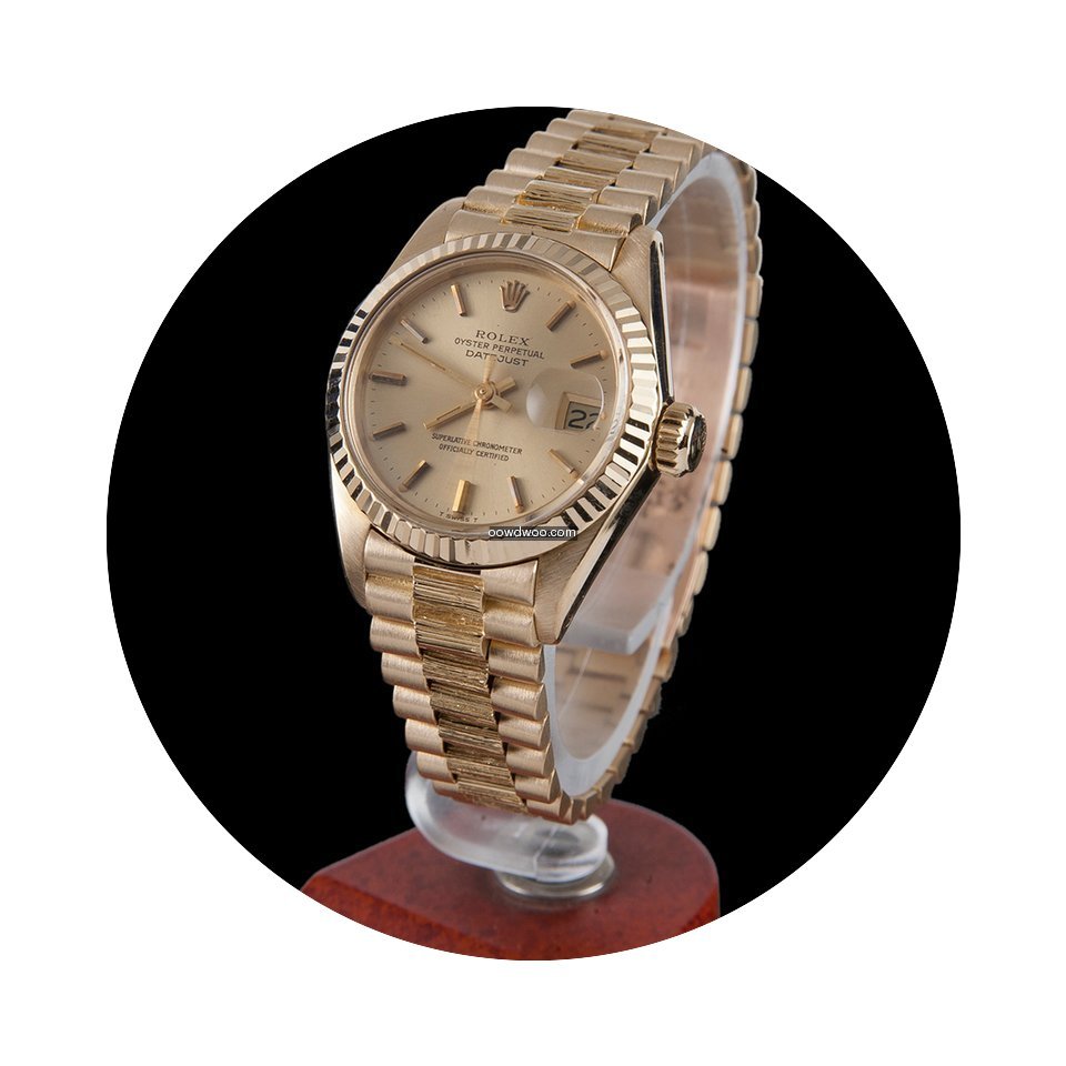 Rolex DATEJUST PRESIDENT LADY GOLD...
