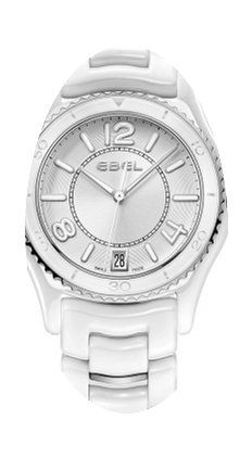 Ebel X-1 Silver Dial White Ceramic and S...
