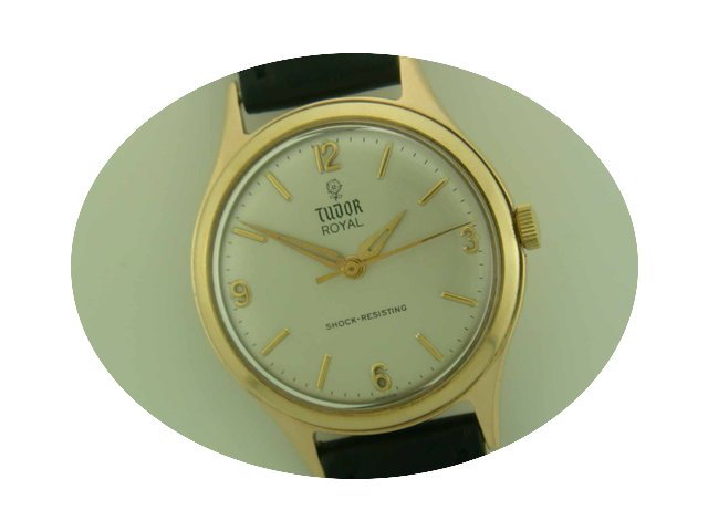 Tudor Vintage Royal Midi 9ct gold manual...