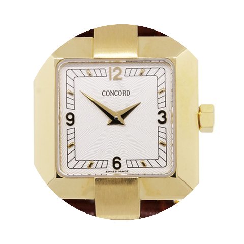 Concord La Scala Gold Square Face Ladies...