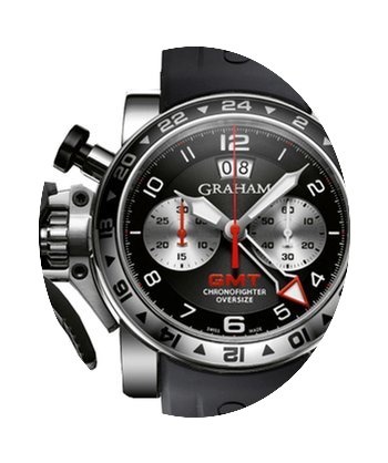 Graham Chronofighter Oversize GMT Steel...