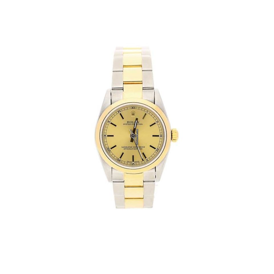 Rolex Oyster Perpetual 77483 - Champagne...