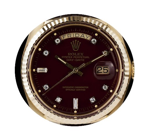 Rolex 18k Y/G Very Rare Oxblood Stella D...