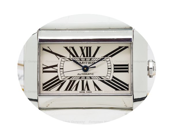 Cartier Large Tank Divan Automatic SS...