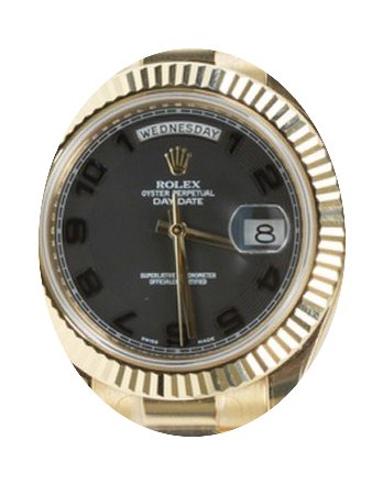 Rolex Day-Date II 218238-BLCAFP 41mm Bla...