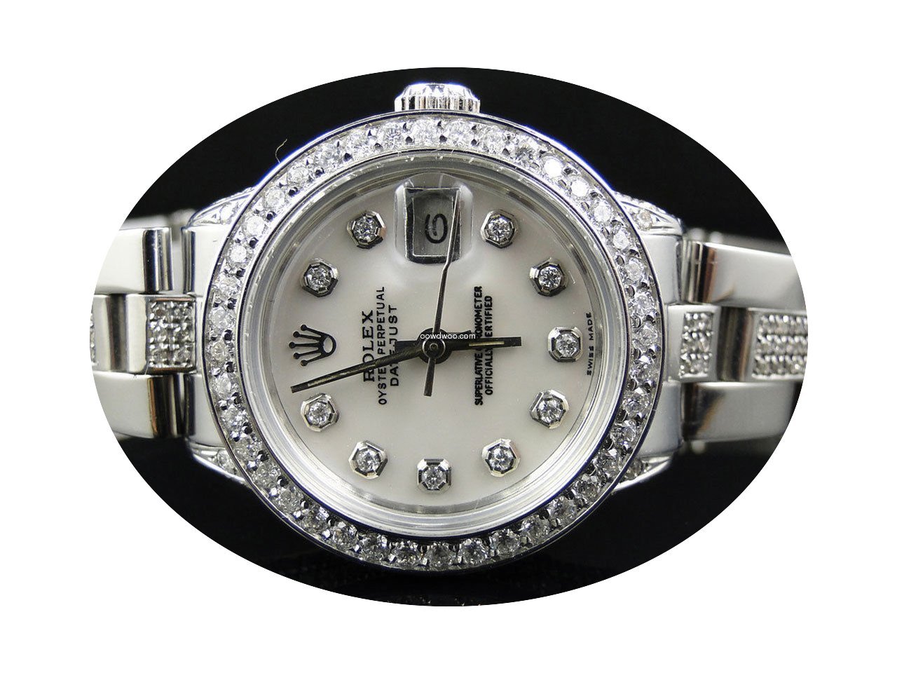 Rolex Ladies Stainless Steel Rolex Datej...