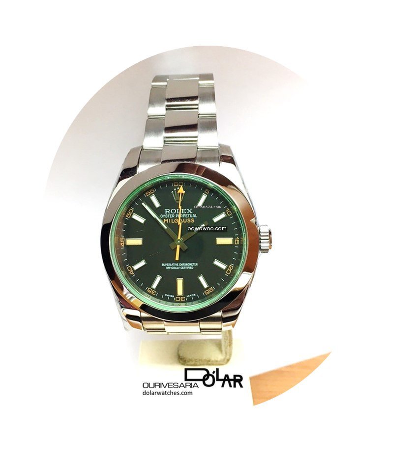 Rolex Milgauss Green Ref. 116400 GV...