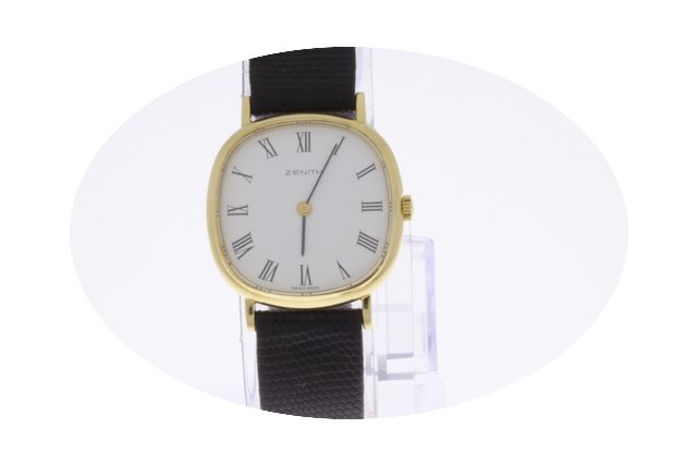 Zenith Vintage Watch 18K Gold Hand windi...