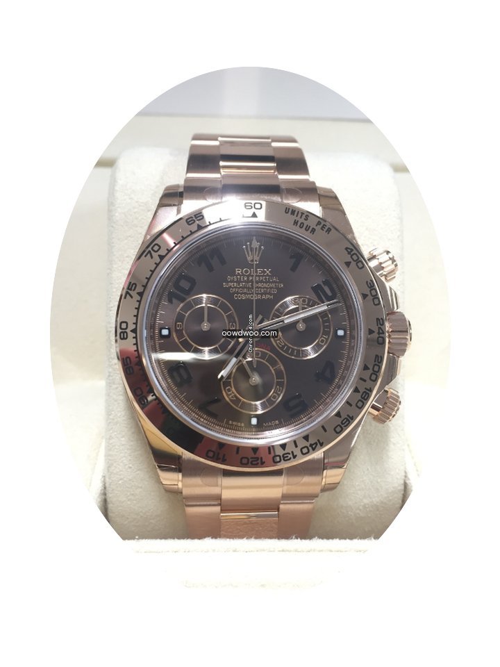 Rolex 116505 Daytona Rose Gold/Everose G...