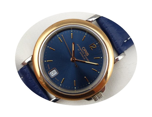 Oris Winder Automatic - Stahl-Roségold...