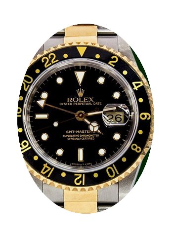 Rolex GMT Master II 16713 18k Gold Steel...