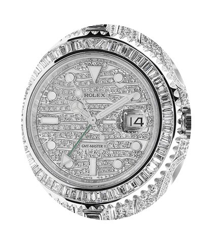 Rolex GMT-Master ll White Gold ICE Fully...