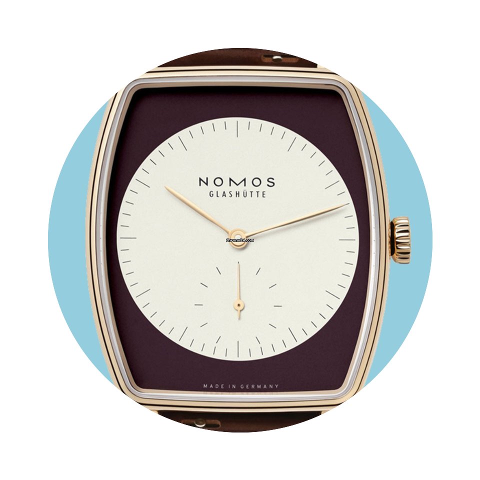 Nomos Glashütte Lux Zobel Saphirglasbod...