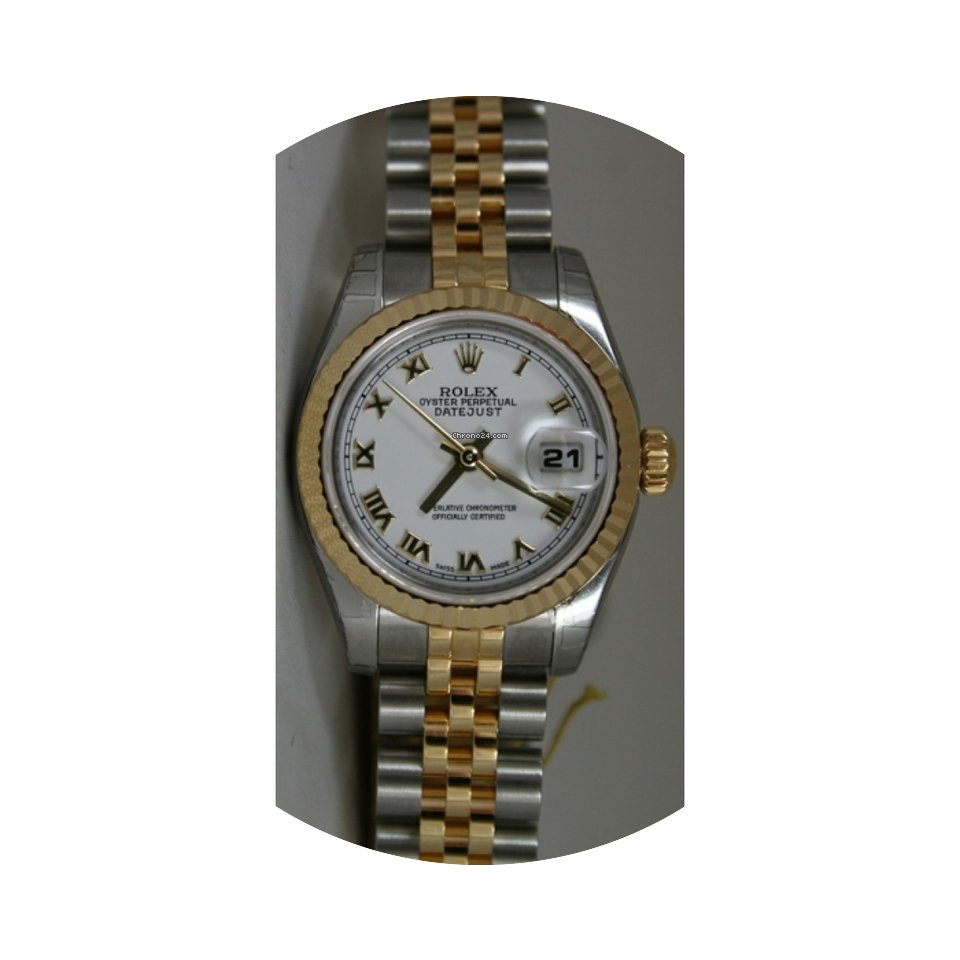 Rolex Datejust 179173 Lady's Steel and 1...