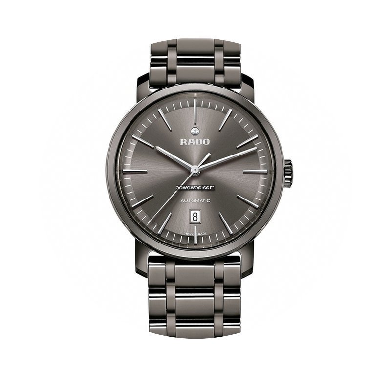 Rado DiaMaster XL platin Auto grey GENT...