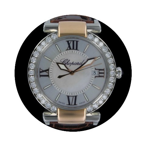 Chopard Imperiale 40mm watch 18kt rose g...