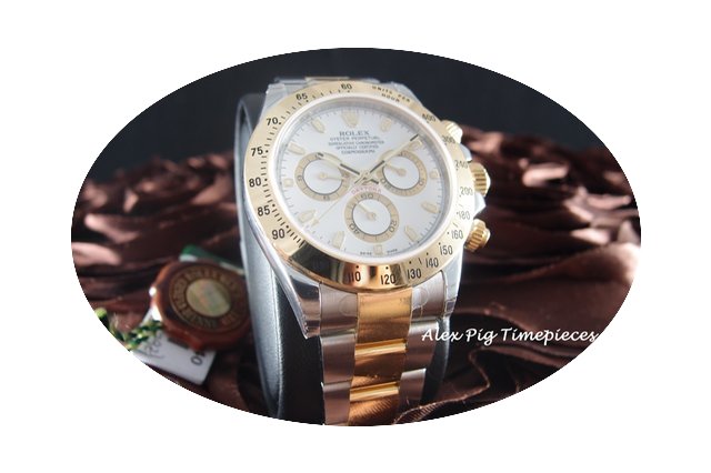 Rolex Daytona 116523 2-Tone White Dial B...