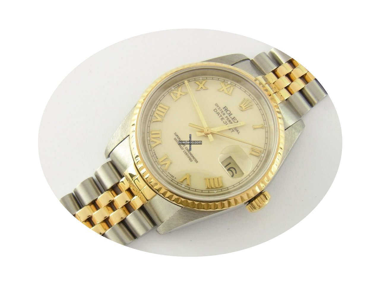 Rolex Datejust 36 Mm Ref 16233 Edelstahl...