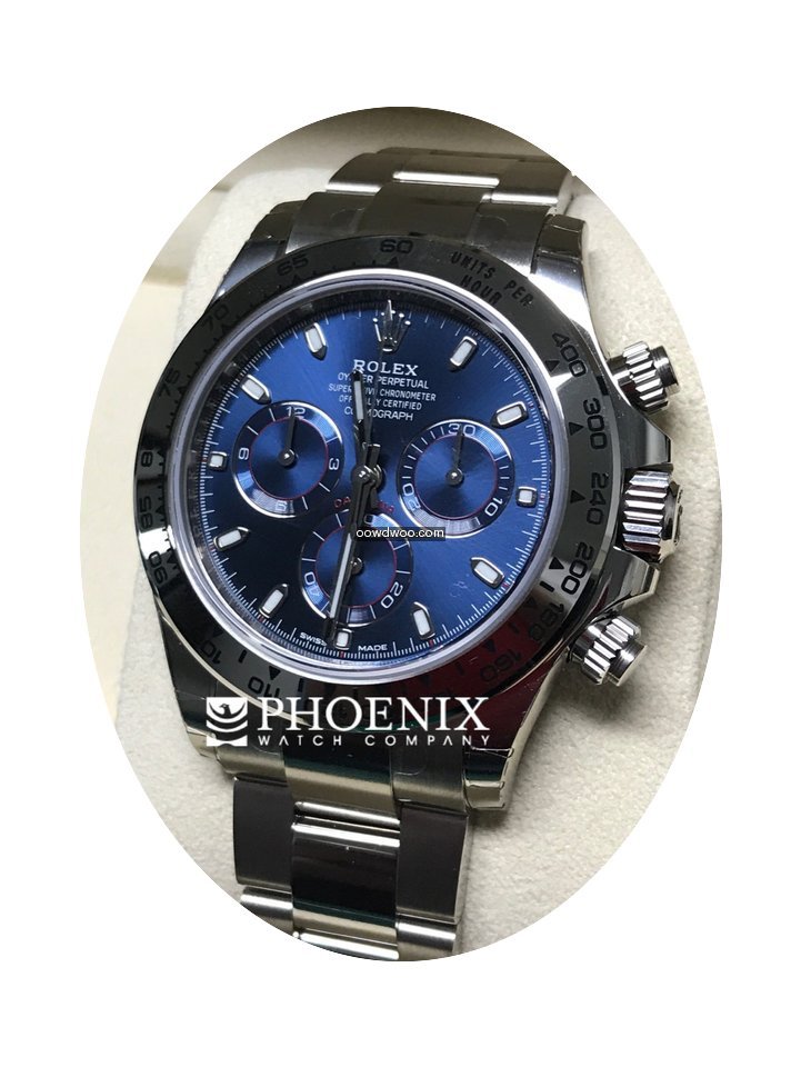 Rolex Daytona 116509 blue...