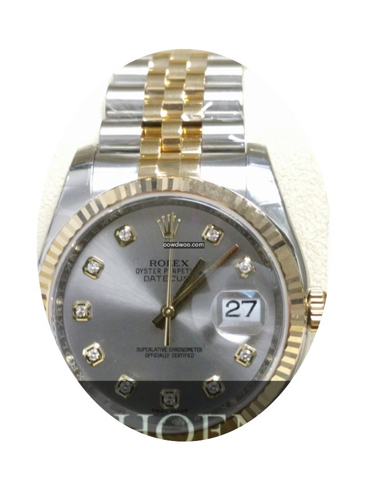 Rolex DATEJUST Steel Diamond Dial 116231...