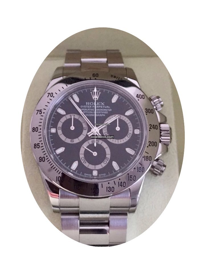Rolex Cosmograph Daytona Black Dial Full...