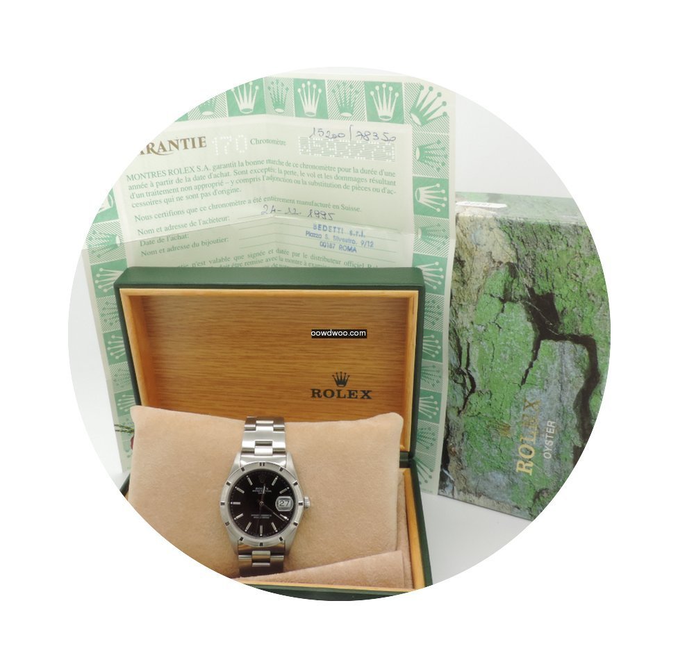 Rolex Date Steel Thunderbird MINT - ITAL...