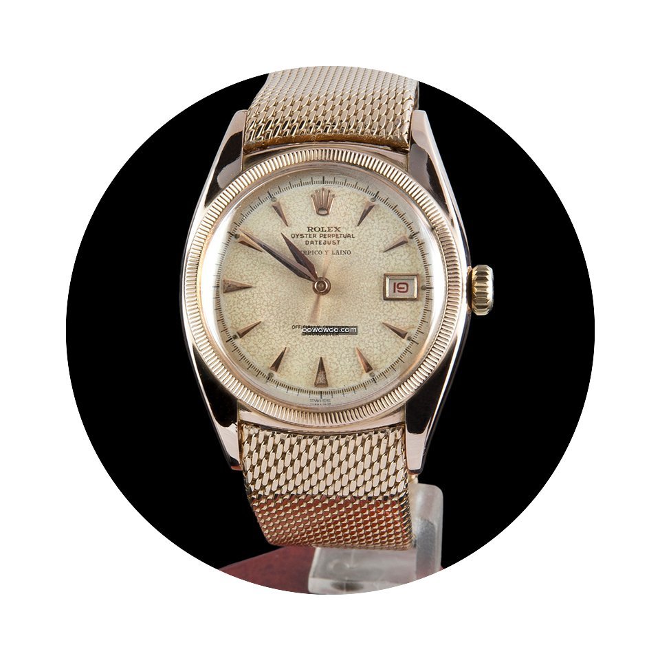 Rolex datejust yellow gold men size...