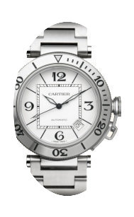 Cartier PASHA SEATIMER STAINLESS STEEL W...