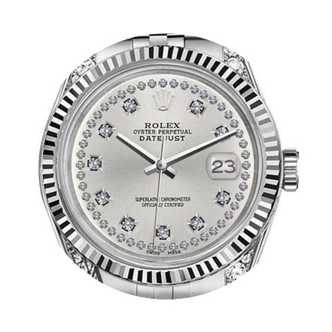 Rolex Ladies Rolex 31mm Datejust Silver ...