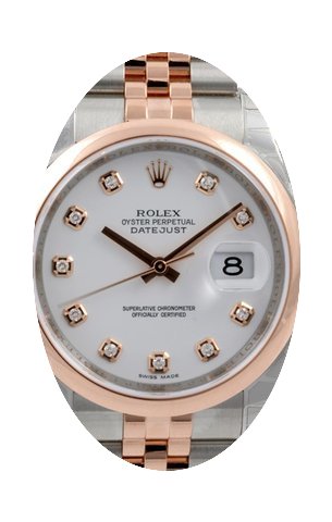 Rolex Datejust white Dia Jubilee 116201...