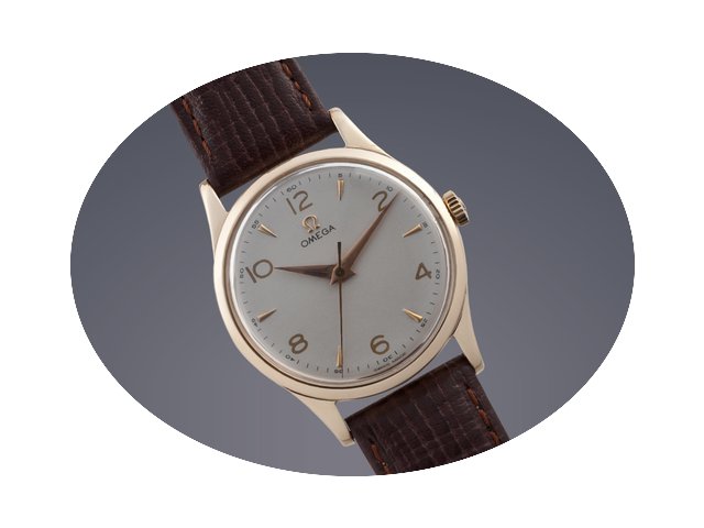 Omega 9st gold manual dress watch...