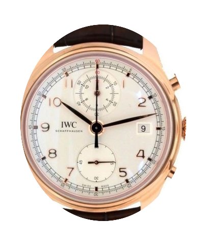 IWC Portoghese Chrono Iw390402 In Red Go...