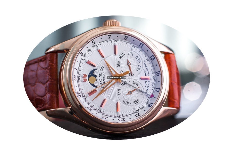 Armand Nicolet M02 18k Rose Gold Complet...