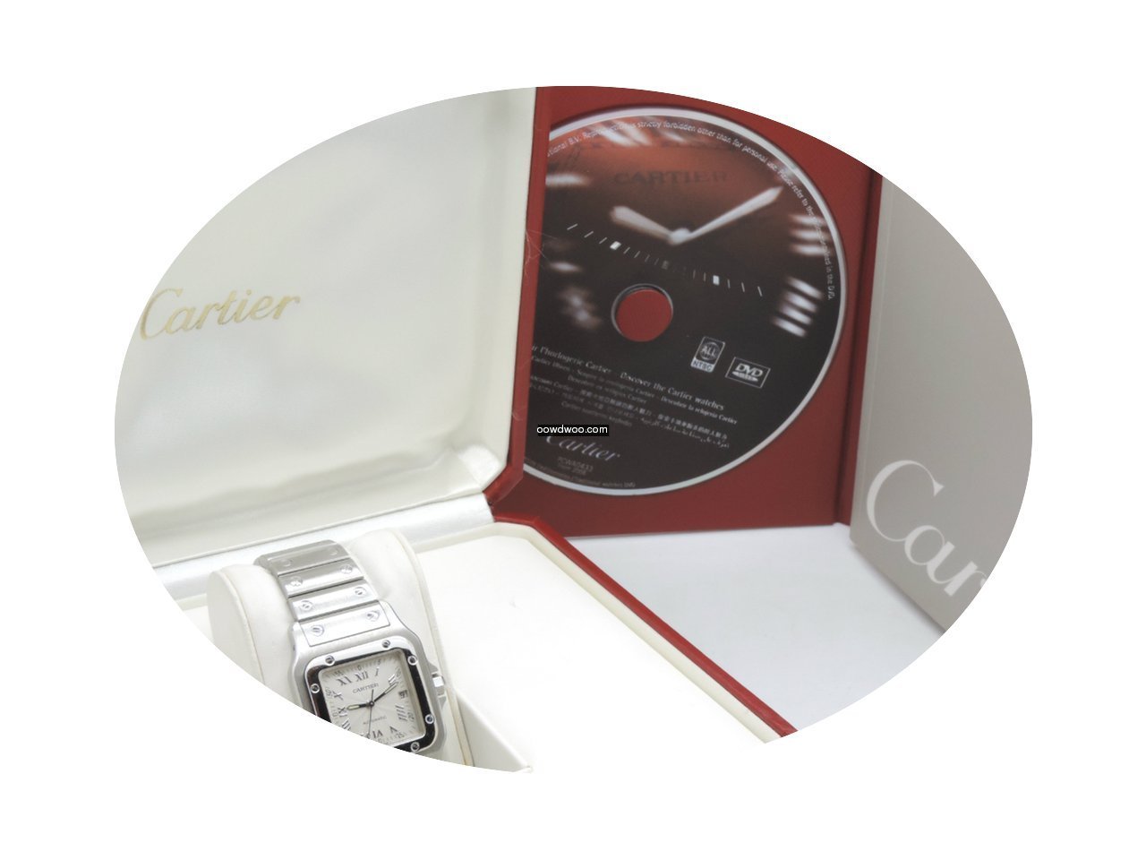 Cartier Santos Galbee Full Set Perfect C...