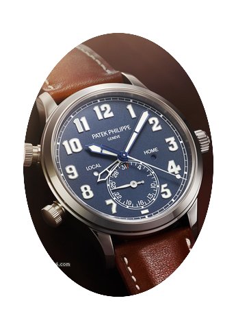 Patek Philippe Calatrava Pilot Travel Ti...