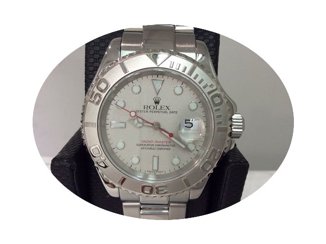 Rolex Ref.16622 Yachtmaster S/s Silver D...