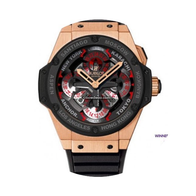 Hublot King Power Unico GMT Rose Gold An...