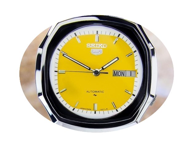 Seiko 5 Mens Vintage Rare Stainless Stee...