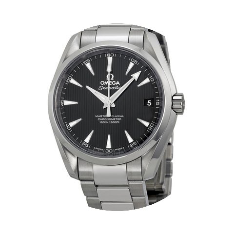 Omega Aqua Terra Black Dial Stainless St...