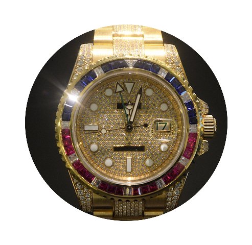 Rolex GMT Master II Saru-Design Diamonds...