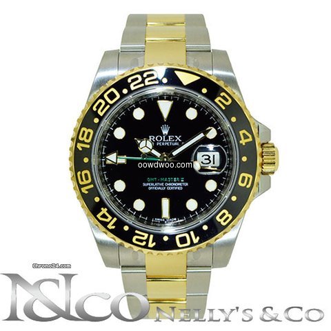 Rolex GMT-Master II - Two Tone Black Cer...