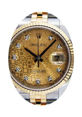 Rolex Datejust 36 116233-GLJDFJ Champagn...