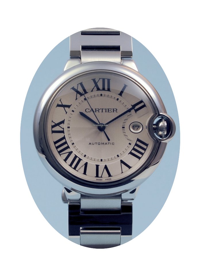 Cartier Ballon Bleu 42 mm Automatik Datu...