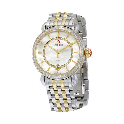 Michele CSX Elegance White Mother of Pea...