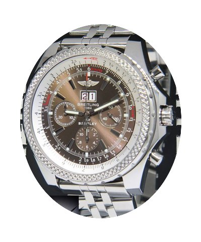 Breitling Bentley Stainless Steel Havana...