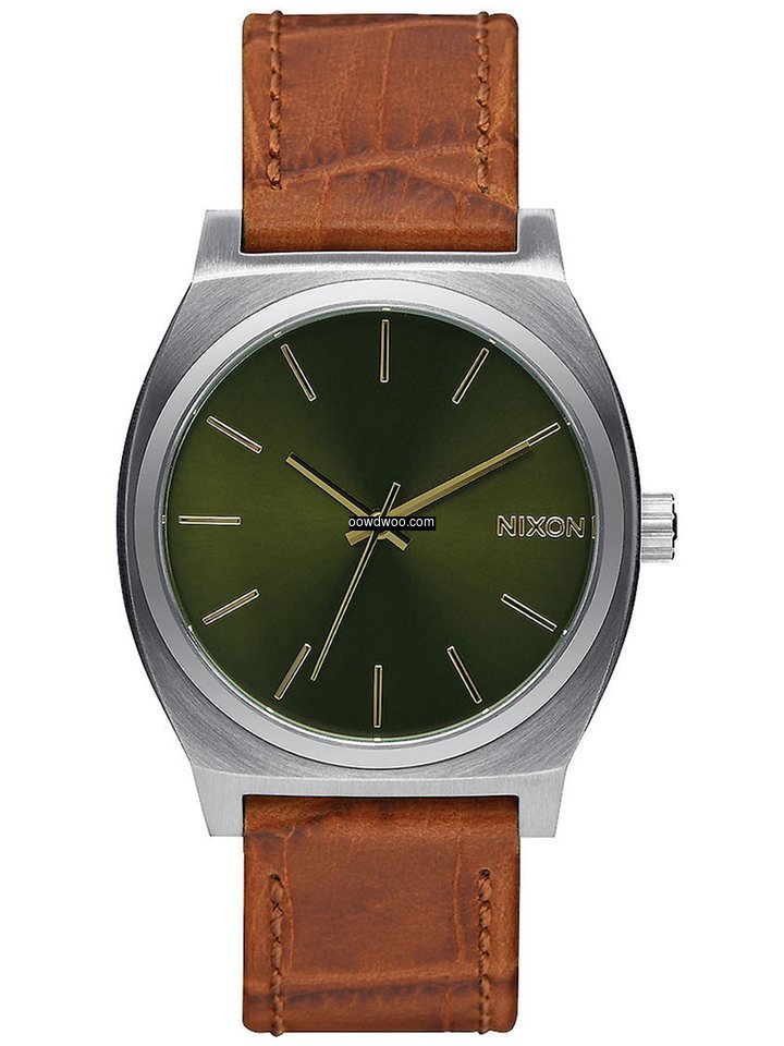 Nixon A045-1888 Time Teller Saddle Gator...