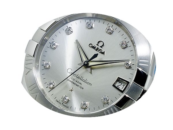 Omega [NEW] Constellation Silver Stainle...