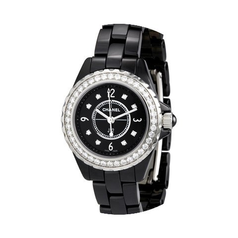 Chanel J12 Black Ceramic Quartz Ladies W...