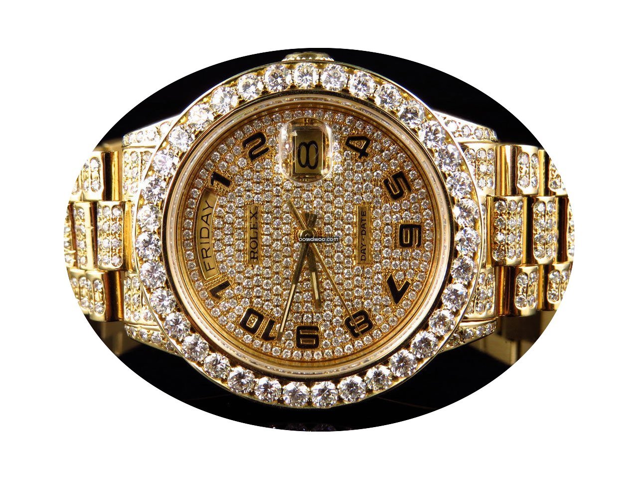 Rolex 18k Yellow Gold Mens Rolex Preside...