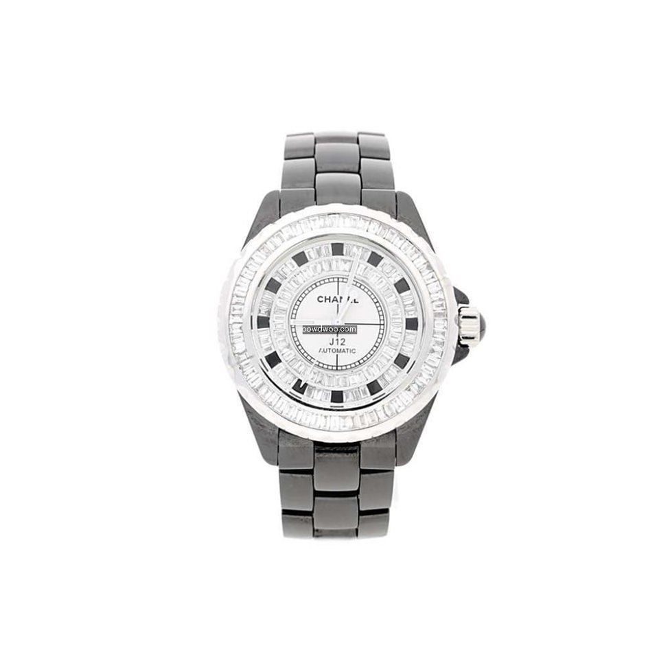Chanel J12 diamond set watch...